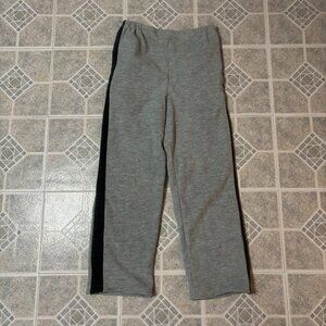Handmade Fleece Pajama Pants - Gray and Black